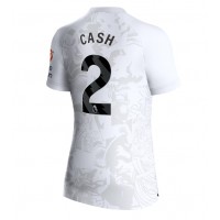 Camiseta Aston Villa Matty Cash #2 Segunda Equipación Replica 2023-24 para mujer mangas cortas